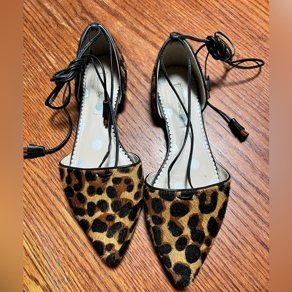 Boden Shoes - Boden calf hair gladiator flats shoes size 5.5 (37)